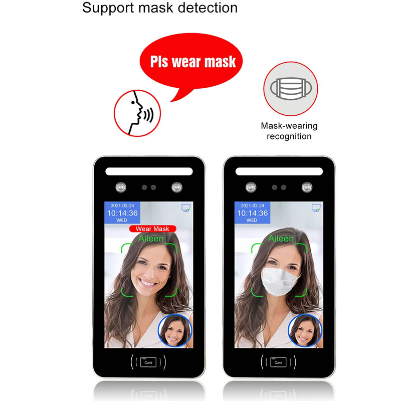 AI08 Biometric Facial Recognition System For Access Control